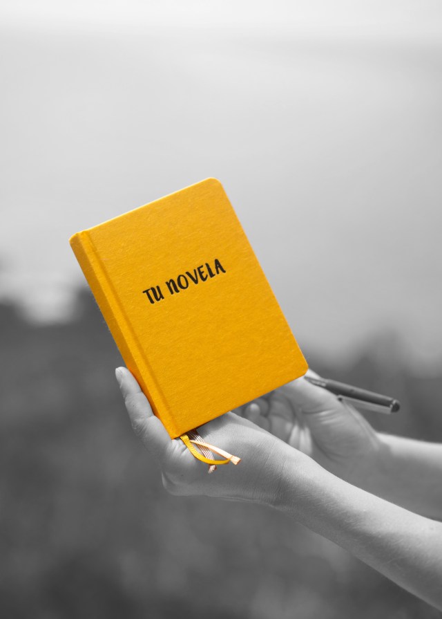 Libreta amarilla Tu Novela Más de 50 fichas para escribir tu novela